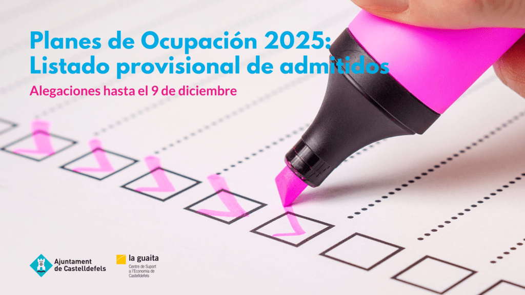 Consulta la lista provisional de admitidos y excluidos para los Planes ...